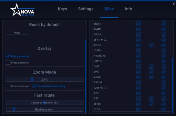 [NovaMacro] Scripts BF2042 GLOBAL