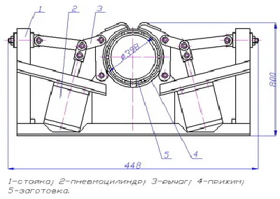 Stand for welding longitudinal seams of shells №3