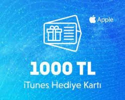 🔶iTunes [Gift Card] 1000 TL Turkey