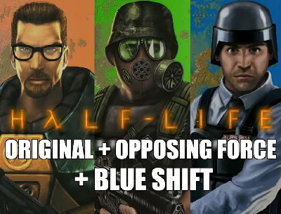 Half-Life + Opposing Force + Blue Shift ✔️STEAM Аккаунт