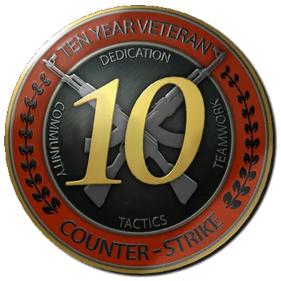 🥇8 dig 2003 MAIL 10 years veteran CS GO medal