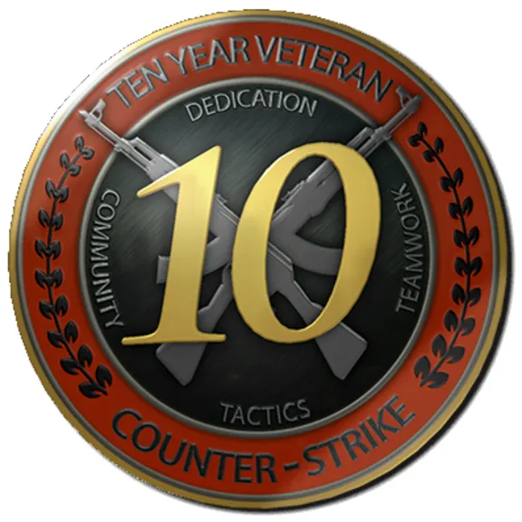 🥇8 dig 2003 MAIL 10 years veteran CS GO medal