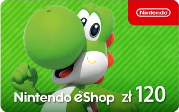 ⭐120 PLN Nintendo eShop Gift Card ✅ [Without fee]