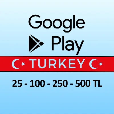 💫GOOGLE PLAY STORE GİFT CARD TURKEY💫25-50-100-1000 TL