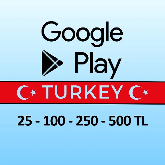 💫GOOGLE PLAY STORE GİFT CARD TURKEY💫25-50-100-1000 TL