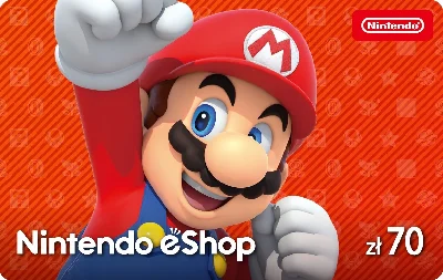 NINTENDO eSHOP 70 ZLOTY PLN (POLAND) + 0% CARD