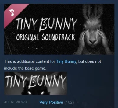 🎶Tiny Bunny: Full Soundtrack {Steam Key/ROW} + Gift🎁