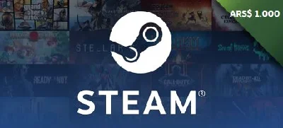 💵 STEAM ARGENTINA WALLET TOP-UP 1000 - 2000 ARS  💵