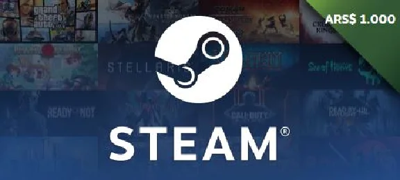💵 STEAM ARGENTINA WALLET TOP-UP 1000 - 2000 ARS  💵