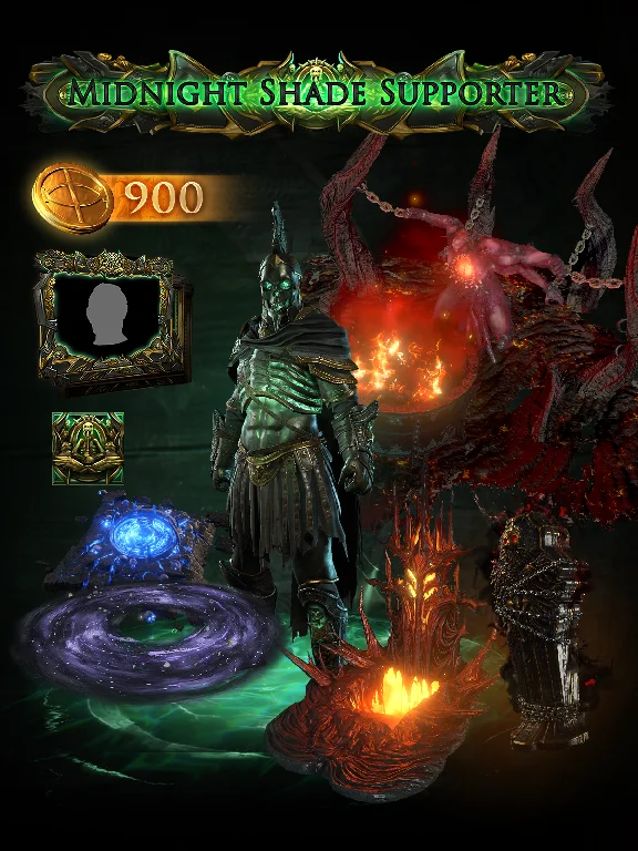 🌗Path of Exile: Midnight Shade Supporter Pack Xbox