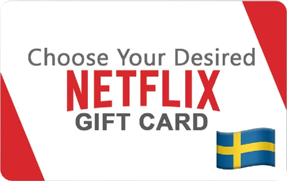 ⭐️GIFT CARD⭐ 🇸🇪 Netflix 25-200 EURO - (Sweden) 🔑