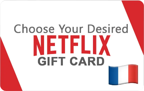 ⭐️GIFT CARD⭐ 🇫🇷 Netflix 25-200 EURO - (France) 🔑