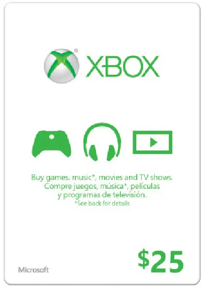 XBOX LIVE CARD $25 (USA) | СКИДКИ