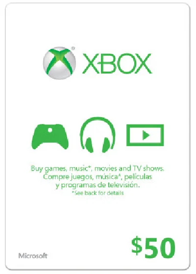XBOX LIVE CARD $ 50 (USA) | DISCOUNTS
