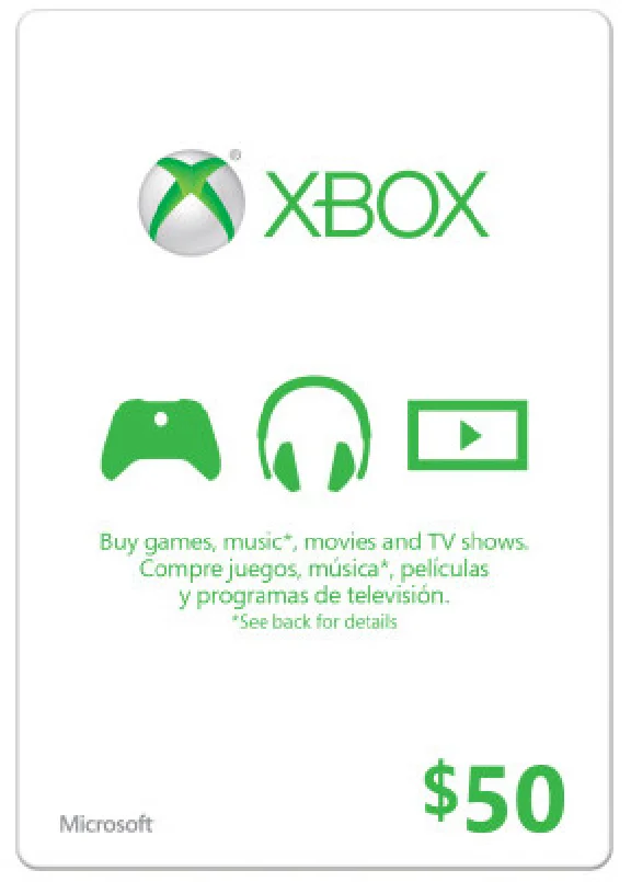 XBOX LIVE CARD $ 50 (USA) | DISCOUNTS