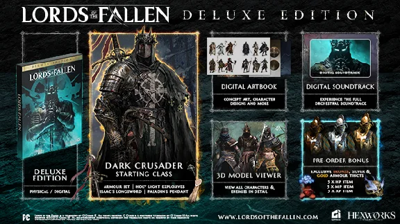 ⚔️ LORDS OF THE FALLEN 🇹🇷 Турция STEAM GIFT + DELUXE