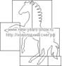 Stencil horses (symbol 2014)