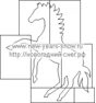 Stencil horses (symbol 2014)