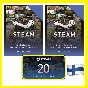⭐️СТИМ КАРТЫ⭐🇫🇮 Finland STEAM GIFT КОД Финляндия EUR