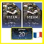 ⭐️СТИМ КАРТЫ⭐🇫🇷 Франция STEAM GIFT КОД France EURO