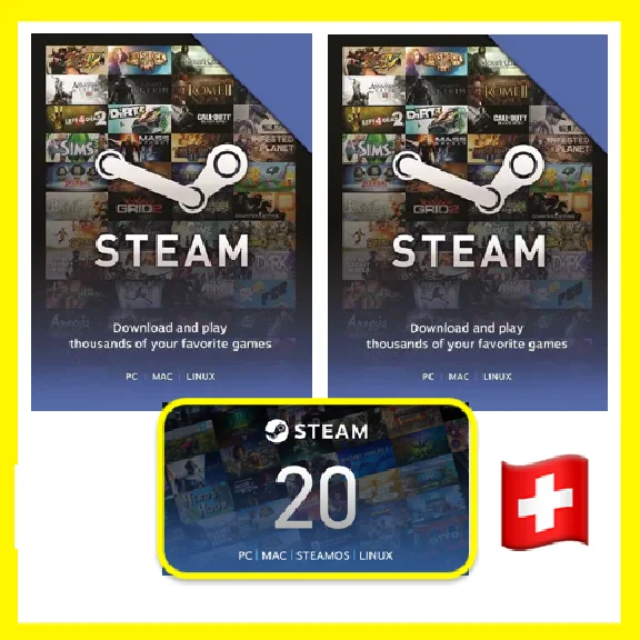 ⭐GIFT CODE⭐ 🇨🇭 Switzerland STEAM GIFT CARD WALLET CHF