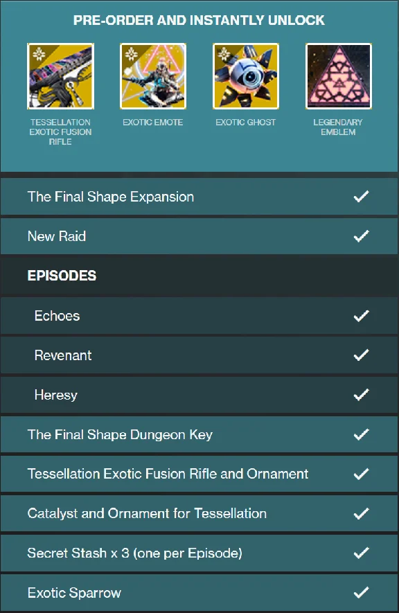 Destiny 2 The Final Shape + Annual Pass STEAM KEY RU
