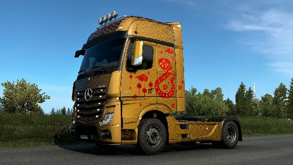Euro Truck Simulator 2 - Lunar New Year Pack DLC 🚀АВТО