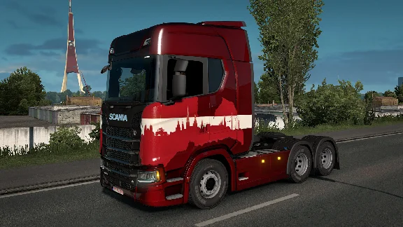 Euro Truck Simulator 2 - Latvian Paint Jobs Pack DLC 🚀