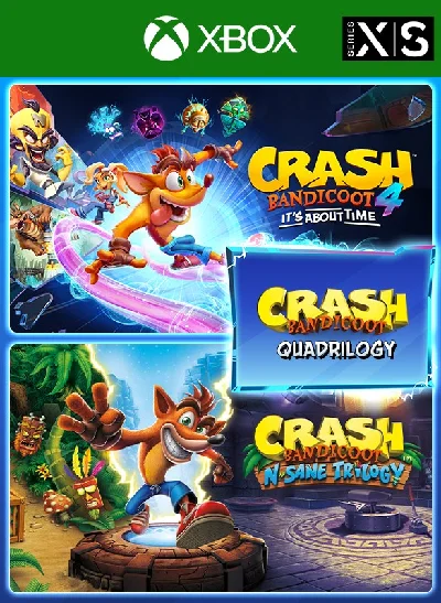❗CRASH BANDICOOT - QUADRILOGY BUNDLE❗XBOX ONE/X|S🔑KEY