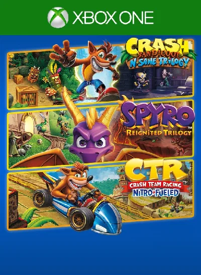❗CRASH + SPYRO TRIPLE PLAY BUNDLE❗XBOX ONE/X|S🔑KEY