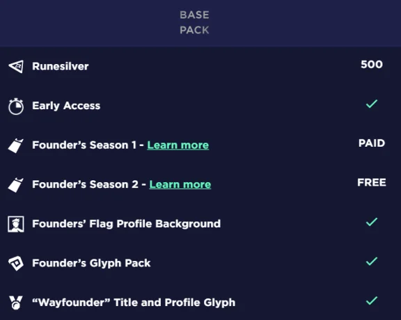 Wayfinder - Base Founder Pack | Steam Key