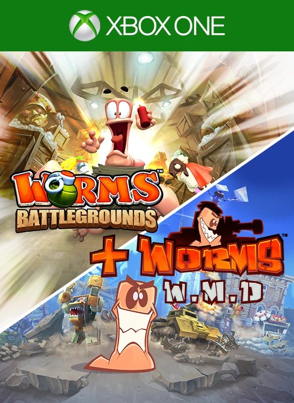 ❗WORMS BATTLEGROUNDS + WORMS W.M.D❗XBOX ONE/X|S🔑KEY