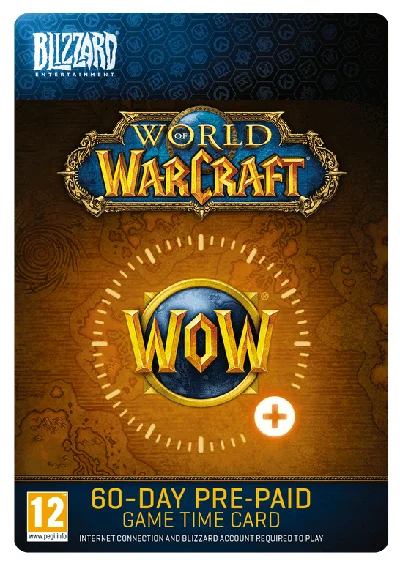 WORLD OF WARCRAFT 60 DAYS TIME CARD (RU/EU)+CLASSIС