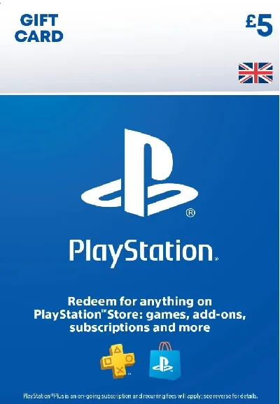 PSN £5 UK GBP  PlayStation Network 0% Fee gift card