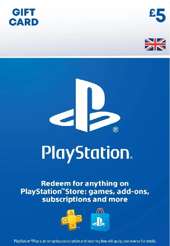 PSN £5 UK GBP  PlayStation Network 0% Fee gift card