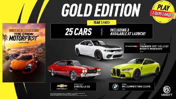 🚀The Crew Motorfest Gold Edition XBOX ONE/XS Activatio
