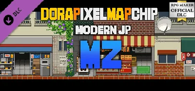 RPG Maker MZ - DorapixelMapChips - Modern JP DLC