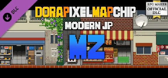 RPG Maker MZ - DorapixelMapChips - Modern JP DLC