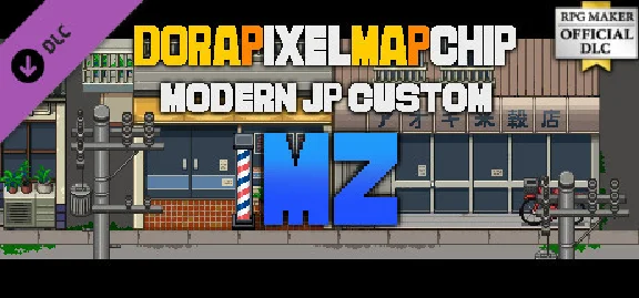 RPG Maker MZ - DorapixelMapChips - Modern JP Custom