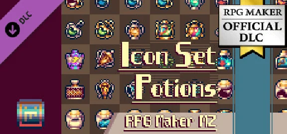 RPG Maker MZ - Potions Icon set DLC * STEAM RU ⚡
