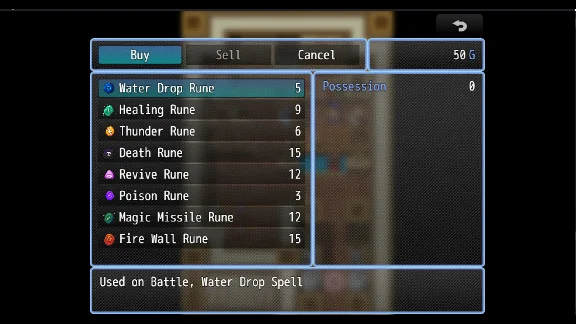 RPG Maker MZ - MAGIC RUNES ICONSET PACK DLC