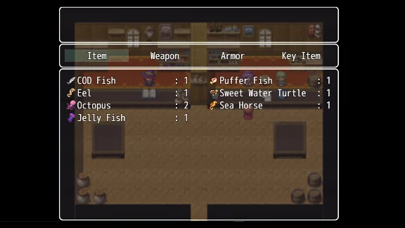 RPG Maker MZ - PIXELART FISH ICONS PACK DLC