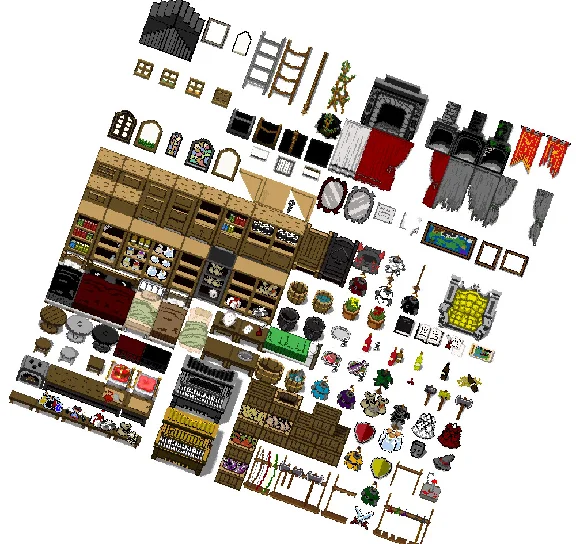 RPG Maker MZ - Pixel Pack 1 Characters - Faces - Tilese