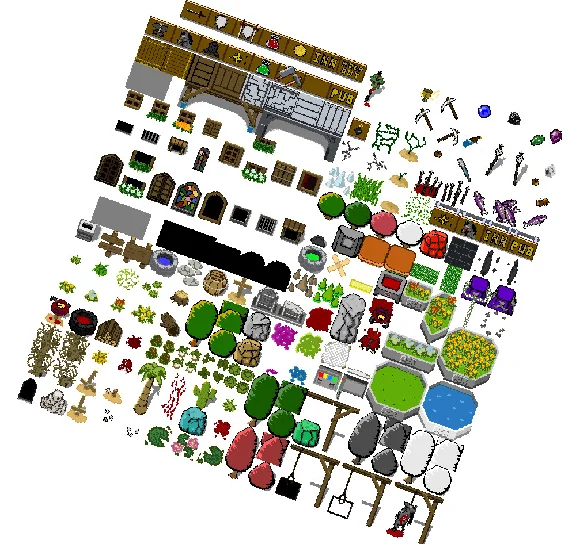 RPG Maker MZ - Pixel Pack 1 Characters - Faces - Tilese