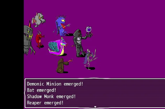 RPG Maker MZ - Pixel Pack 3 Sideview Enemies DLC