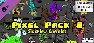RPG Maker MZ - Pixel Pack 3 Sideview Enemies DLC