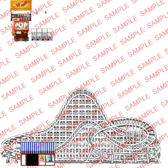 RPG Maker MZ - Amusement park! Tile set DLC