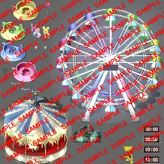 RPG Maker MZ - Amusement park! Tile set DLC