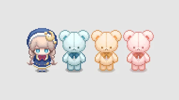 RPG Maker MZ - Pastel Kawaii Assets - Mini Version DLC