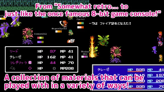 RPG Maker MZ - 8bit Retro Graphic Materials All-in-One